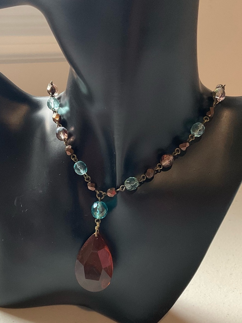 Vintage Cookie Lee Y-drop Necklace